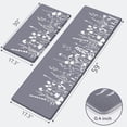 thumbnail image 2 of Kitchen Mats for Floor, Kitchen Rugs Sets of 2, Cushioned Anti Fatigue Mats for Kitchen Floor, Non-Slip Kitchen Decor, Water Resistant Kitchen Rug for Home, Kitchen, 17.3"x30"+17.3"x59", 2 of 12