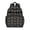 Black Cat Black Pattern, variant on Cat Head and Dog Paw Print Cute School Backpack Bag for School with Padded Back and Adjustable Shoulder Straps 15.25"x11.5"x5.25"