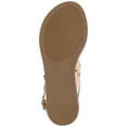 thumbnail image 6 of Journee Womens Lavine Multi Strap Flat Sandals, 6 of 9