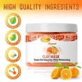 thumbnail image 4 of SPA REDI - Clay Mask, Mandarin, 16 Oz - Pedicure and Body Deep Cleansing, Skin Pore Purifying, Detoxifying and Hydrating - Natural Bentonite Clay, Amino Acids Panthenol, Comfrey Extract, 4 of 7