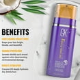 thumbnail image 6 of Global Keratin GKhair pH+ Pre-Treatment Clarifying Shampoo (1000ml/ 33.8 fl. oz) |Purple Shampoo /Toner Silver Bombshell 710ml - Leave In Bombshell Cream (100ml/ 3.4 fl. oz), 6 of 9