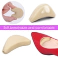 thumbnail image 6 of MSHUN Soft Sponge Adjustable Shoe Filler, 4 Pieces Toe Filler Inserts Unisex Breathable Soft Big Toe Plug Forefoot Pad Shoe Filler for High Heel Foot Pain Relief for Women Girls (Black/Apricot), 6 of 7