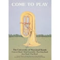 thumbnail image 3 of Joseph Ansell 14x18 Black Modern Framed Museum Art Print Titled - Come to Play. the University of Maryland Bands: Concert Band, Wind Ensemble, Marching Band, Jazz Band, and Pep Band (1983), 3 of 5