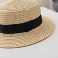 thumbnail image 6 of sususu Women Hats , Women Hat , Vacation Hat Stylish Summer Panama Hat for Outdoor Casual Wear and Holiday Shade Beige, 6 of 7