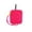 Hot Pink, variant on Dongrere Mini Silicone Makeup Case, Portable Zipper Cosmetic Holder with Wrist Strap, Portable Makeup Bag Coin Purse for Women Men, 4x4.6 Inch, Hot Pink