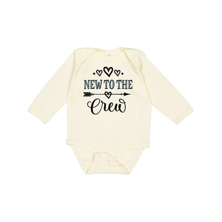 

Inktastic New to the Crew Baby Boy Gift Baby Boy Long Sleeve Bodysuit