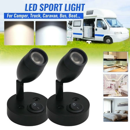 

Star Home Wall Lamp Rotatable Long Lasting Aluminum DC12V Spot Reading Light for Camper