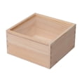 Kuntesetty Wooden Box Craft Gift Box Desktop with Cover Storage