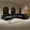 Black, variant on 137" U-Shaped Modular Sectional Sofa Seat, Upholstered Oversized 7-Seater Compressed Couch for living room, Bedroom, Apartment, No Assembly Required, White