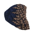 thumbnail image 3 of Hair Turbans, Turban Head Wraps Direct Use Safe Comfortable  For Gift For Women For Daily Use Dark Blue, 3 of 8