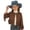 Brown, variant on Girls Fringe Cropped Western Jacket, Long Sleeve Open Front Boho Kids Outerwear, Casual Layering Coat for Festival Daily Play(Brown/11-12 Years)