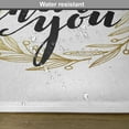 thumbnail image 6 of Ambesonne Modern Place Mats Set of 4, Thank You Words Leaves, Standard Size, Yellow and Black, 6 of 6