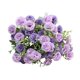thumbnail image 1 of 20 cabezas de claveles artificiales para decoración de bodas y hogares Púrpura, 1 of 8