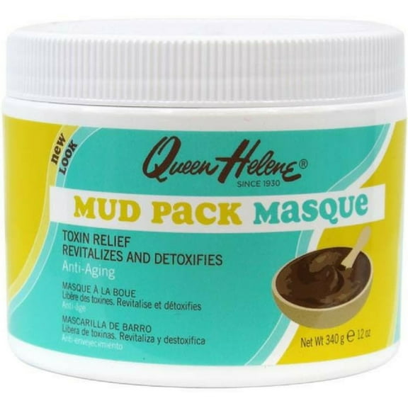 QUEEN HELENE Mud Pack Masque, 12 oz (Pack of 2)