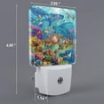 thumbnail image 2 of Uemuo Sea World Night Light, Night Lights Plug into Wall, Dusk to Dawn Sensor Warm White Led Night Light 0.5W-UK, 2 of 9
