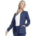 thumbnail image 4 of Infinity Cherokee Zip Front Womens Scrub Jacket 4-way Stretch with Lightweight, Superior Performance and Comfort - CK370A, 4 of 5