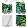 thumbnail image 4 of luoweisi Men's Beach Shorts Quick Dry Swim Trunks with Mesh Lining Tropical Leaves XL, 4 of 5