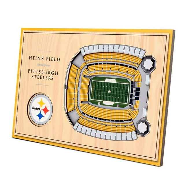 YouTheFan 8491492 NFL Pittsburgh Steelers 3D StadiumViews Desktop Display - Heinz Field