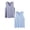 Sky Blue 1PCS & Grey 1PCS, variant on MDUKONU Men's Ice Silk Tank Top 2 Pack ,Traceless Thin Undershirts V-Neck Sleeveless A-Shirt Basic Athletic Bodybuilding Vest