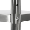 thumbnail image 6 of 4 Tier Stainless Steel Shelving 70.9 x 17.7 x 59.1In Heavy Duty Each Layer Loading 330LBS Height Adjustable Rack Storage Shelf for Supermarket Kitchen, 6 of 9