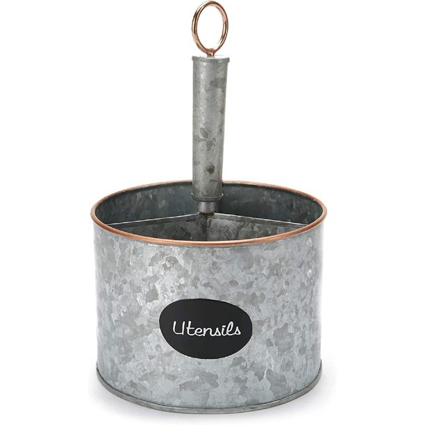 Caddy Utensil Holder, Silver