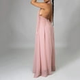 thumbnail image 5 of ZAZYULZ Summer Jumpsuit Women's Sexy Summer Jumpsuit Neck Sleeveless Chiffon Wide Leg Long Pant Jumpsuit Romper(Pink,S), 5 of 8