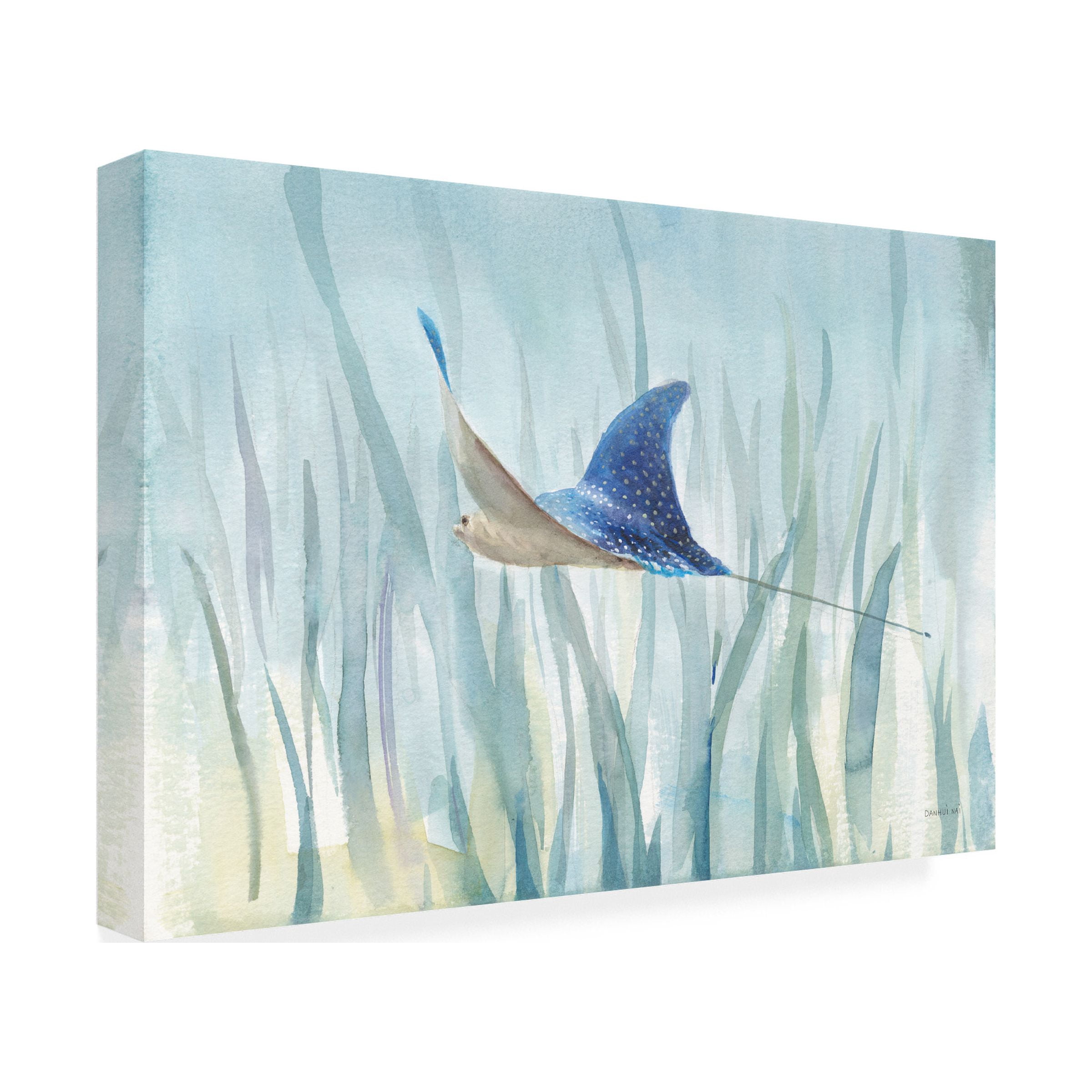 Danhui Nai 'Undersea Ray' Canvas Art