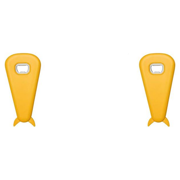Abrebotellas de vino Inteprter Sacacorchos portátil multiusos Jarra de mano para beber Gadget Accesorio Cocina Amarillo 2Conjunto