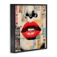 thumbnail image 2 of Stupell Industries Contemporary Fashion Collage with Scarlet Lips Black Framed Giclee Art, 12 x 12, by Creative Studio, 2 of 8