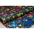 thumbnail image 4 of Elizabeth Sutton MI55B Winging It Graphic Modern Black Area Rug, 7'10"X10'0", 4 of 6