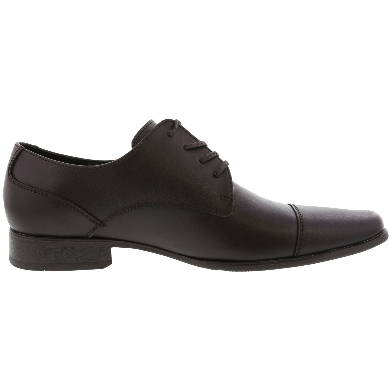 Calvin Klein Men's Bachman Soft Action Leather Dark Brown Ankle-High Oxford  Shoe  | Walmart Canada