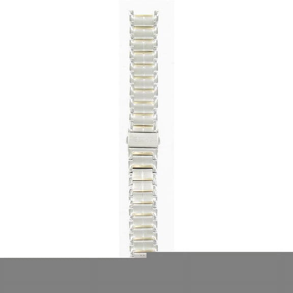 Seiko Watchband 20mm Gold/Silver Two Tone fits model SKP317 part # 34B5XG