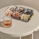 thumbnail image 1 of Bandeja de snacks compartimentada - 6 cajas de plástico con tapas para caramelos, frutos secos y almacenamiento de fruta - Gris, Blanco, Rosa, Verde, 1 of 7