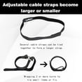 thumbnail image 4 of Cable Ties 35 pcs Mix Sizes 8in-12in-18in-24in-30in Multi-Purpose Fastening Cable Straps, 4 of 7