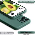 thumbnail image 3 of iPhone 11 Pro Max Case with Protection Camera Lens Liquid Silicone for iPhone 11 Pro Max Case Gel Rubber Shockproof Case Full-Body Protection Soft Anti-Scratch Microfiber Lining 6.5 inch (Dark Green), 3 of 7