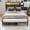 Drak Gray, variant on Anyhave King Size Platform Bed Frame with LED Lights & Charging Station, Metal Bed Frame with Storage Headboard, No Box Spring Needed, Gray