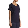 thumbnail image 3 of ClimateRight by Cuddl Duds Short Sleeve V-Neck Scrub Top (Women's ), 3 of 7