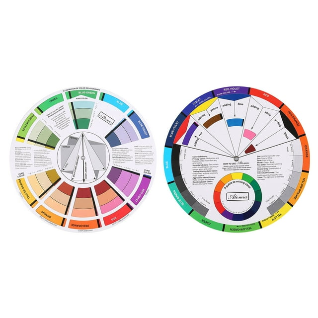 Professional Mix Color Wheel, Three-tier Color Wheel, For Nail Art For Painting
