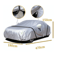 thumbnail image 3 of Cubierta Funda De Coche Bloosom Impermeable Para Auto Suv Jeep 4.8m Gris, 3 of 4