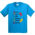 thumbnail image 3 of Inktastic Autism Acrostic Youth T-Shirt, 3 of 5