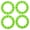 Green, variant on Riousery 4pcs ATV Wheel Hub Trim Anti Scratch Universal Plastic Go Kart Wheel Rim Hub Protection Cover for 7 Inch Tires (17.78 cm) Blue Replacement Accessories