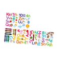 thumbnail image 2 of Pegatinas educativas pared con letras, números y alfabeto, pegatinas animales, 6 hojas para la habitación infantil., 2 of 8