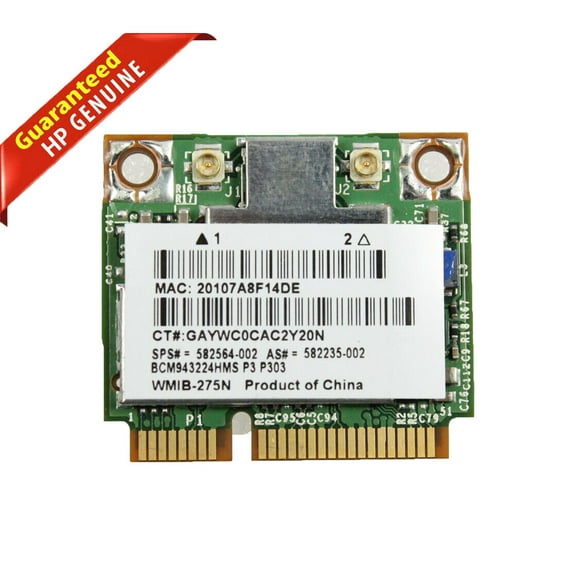 HP 582236-002 Dual Band Wireless Half Mini PCI-e WIFI Card with BCM943224HMS