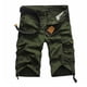 thumbnail image 1 of Puntoco Pantalones Cortos Cargo Con Cremallera Y Botones Para Deportes Al Aire Libre Para Hombre, Pantalones Cortos, Verde Militar (34) L,Pantalones Cortos Hombre, 1 of 3