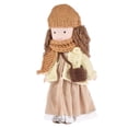 thumbnail image 3 of Muñeca de peluche de niña hecha a mano, linda muñeca de niña, juguete de peluche, regalo de cumpleaños de Navidad para niños, 3 of 10