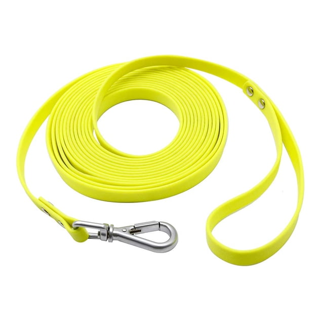 Correa de entrenamiento Leash NIMBLE, impermeable, 15 m, duradera, amarilla