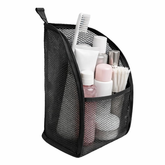 Standing Toiletry Bag, Large Capacity, Waterproof, Portable Lightweight Travel Cosmetic Organizer with EVA Mesh for Toothbrush, Skincare, and Travel Essentials