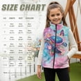 thumbnail image 7 of Uorisanigo Kids Boys Girls Fleece Vest Puffy Jacket Lightweight Sleeveless Full-Zip Cute Capybara Daisy Outwear Soft Stand Up Collar Waistcoat Top Fall Winter Warm Outwear, 7 of 7