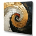 thumbnail image 2 of Designart "Minimalistic Beige Pottery Spirals I" Abstract Spirals Canvas Wall Art, 2 of 7