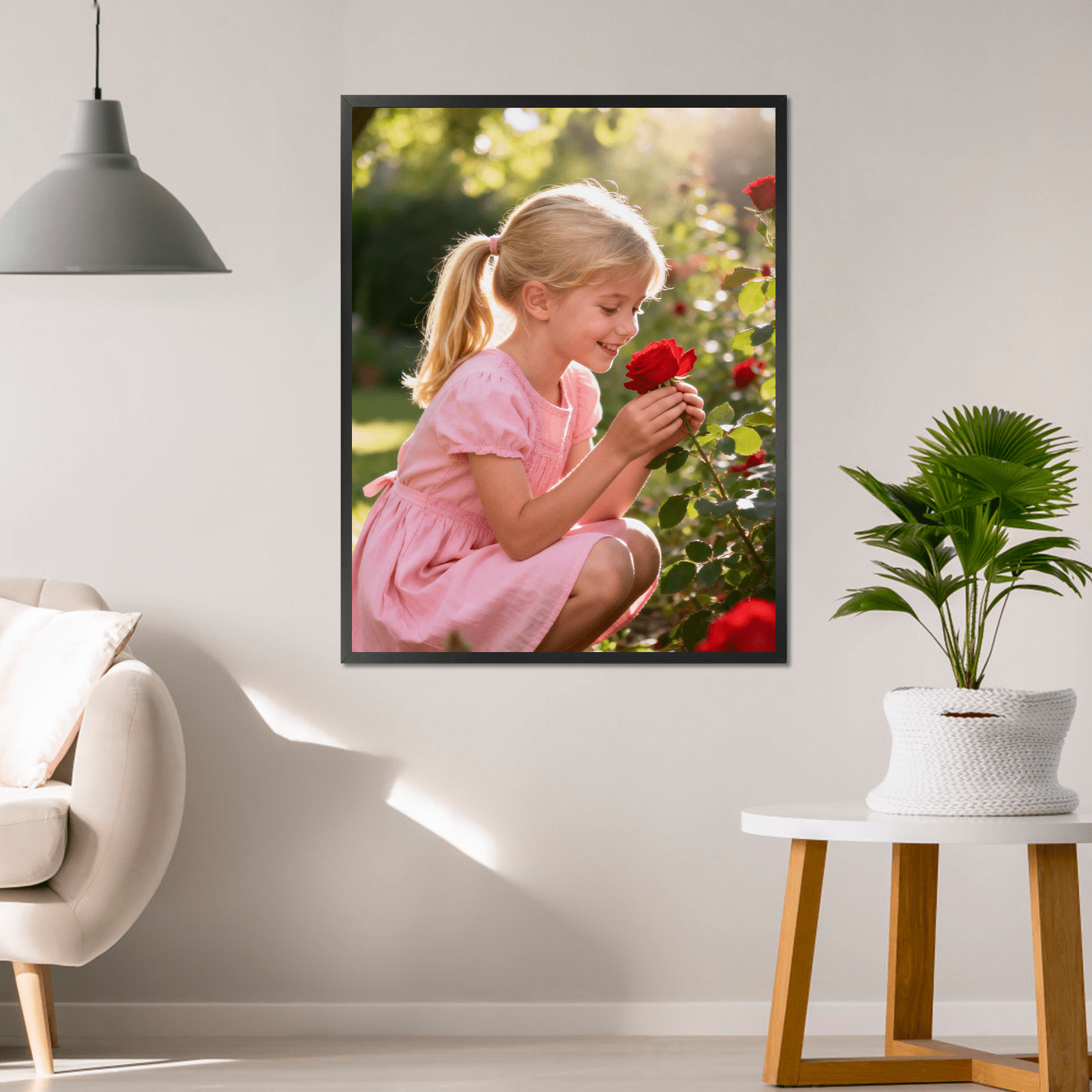 24x30 Picture Frame for Wall Mounted Display Vertically or Horizontally, Black